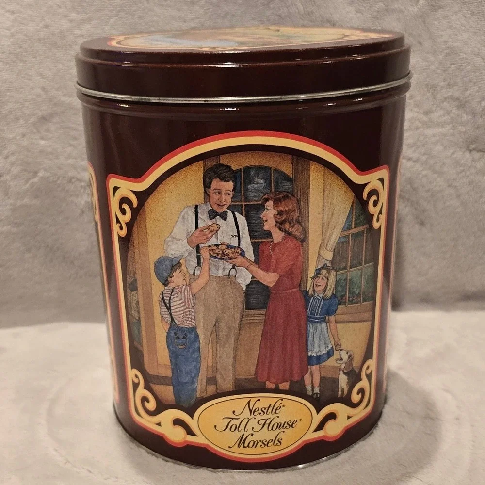 Vintage Nestle Toll‎ House Morsels 50th Anniversary Commemorative Tin 1939-1989